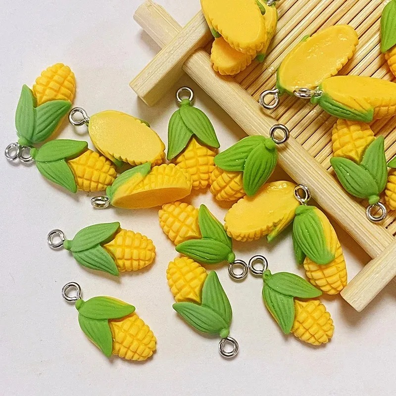 Resin Art Materials - 20Pcs Funny Mini Corn Vegetable Resin