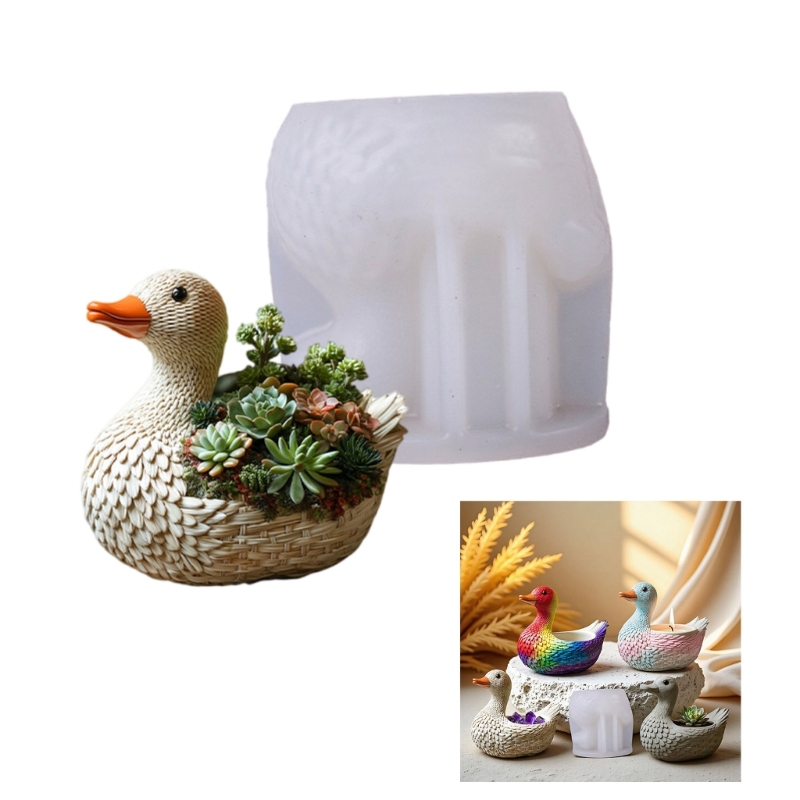 Resin Art Ideas - Reusable Silicone Duck Mold Silicone Texture