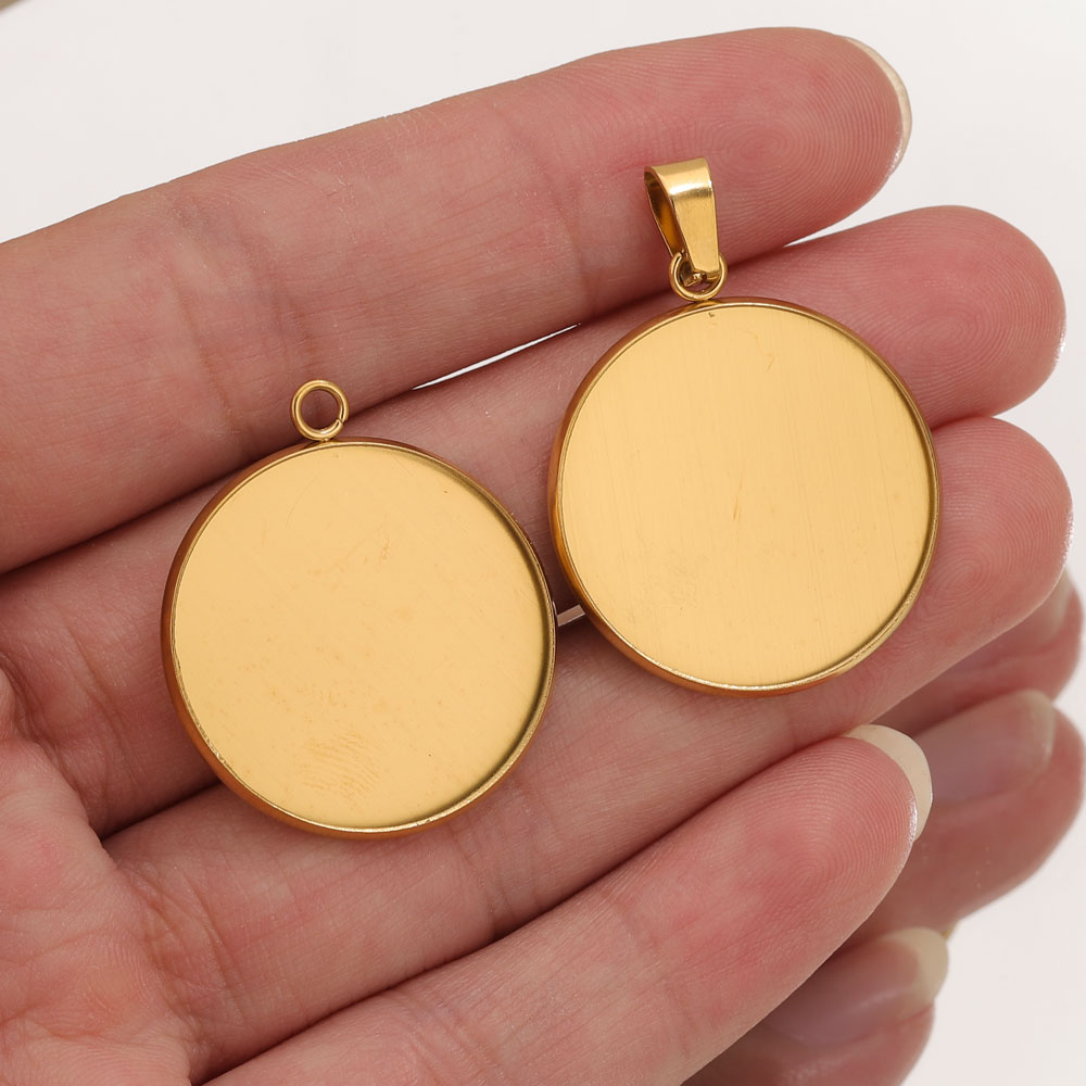 Resin Art Calligraphy - 10pcs Stainless Steel Gold Pendants Resin