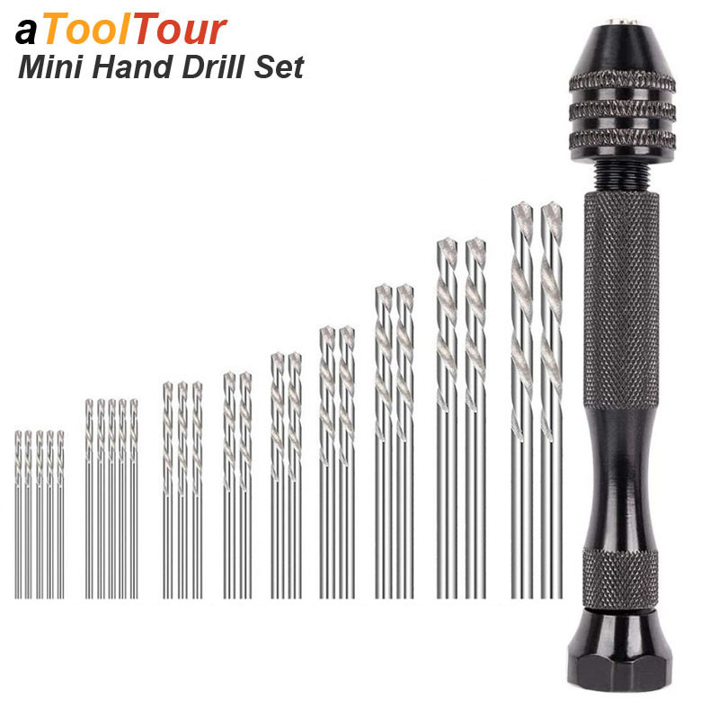 Resin Art Drill Machine - Micro Mini Hand Drill Bits Set