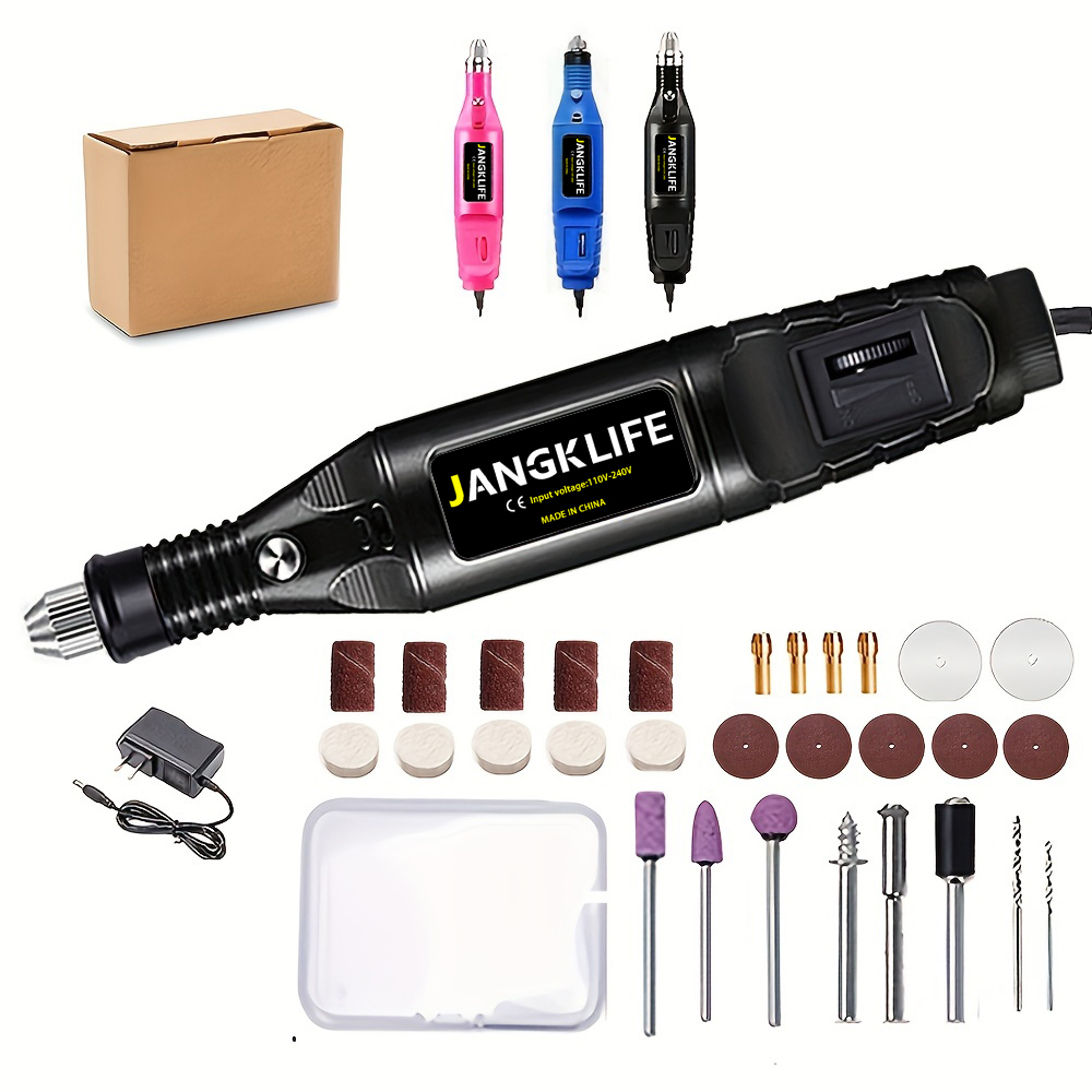 Resin Art Drill Machine - JANGKLIFE 9V Mini Drill Electric Carving