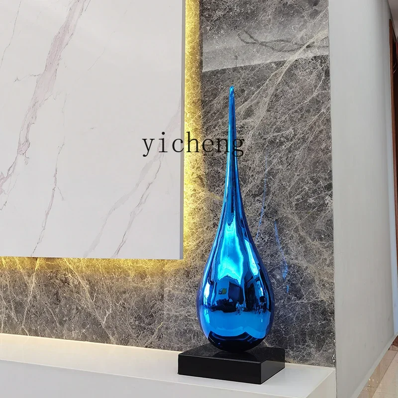 Resin Art Floor - TQH-i7.7 living room floor-to-ceiling ornament TV