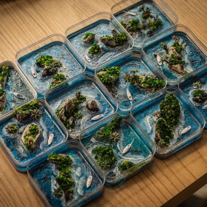 Handcrafted Micro-Island of Fa - Resin Art Ideas 评论和价格