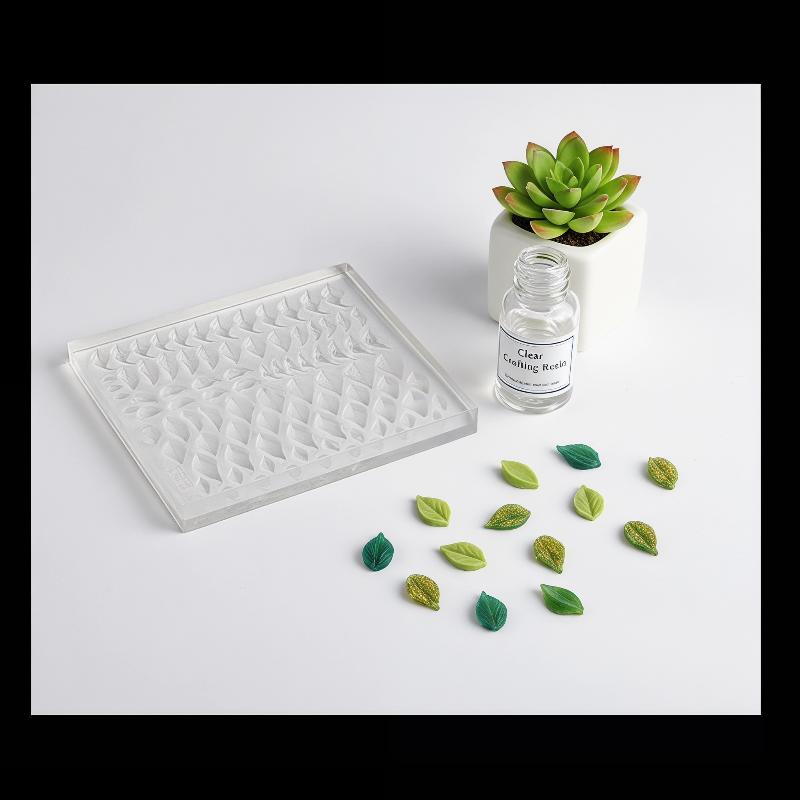 Miniature Leaf Silicone Mold 3 - Resin Art Necklace 评论和价格