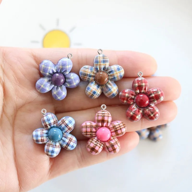 10Pcs Sweet Flower Planar Resi - Resin Art Materials 评论和价格