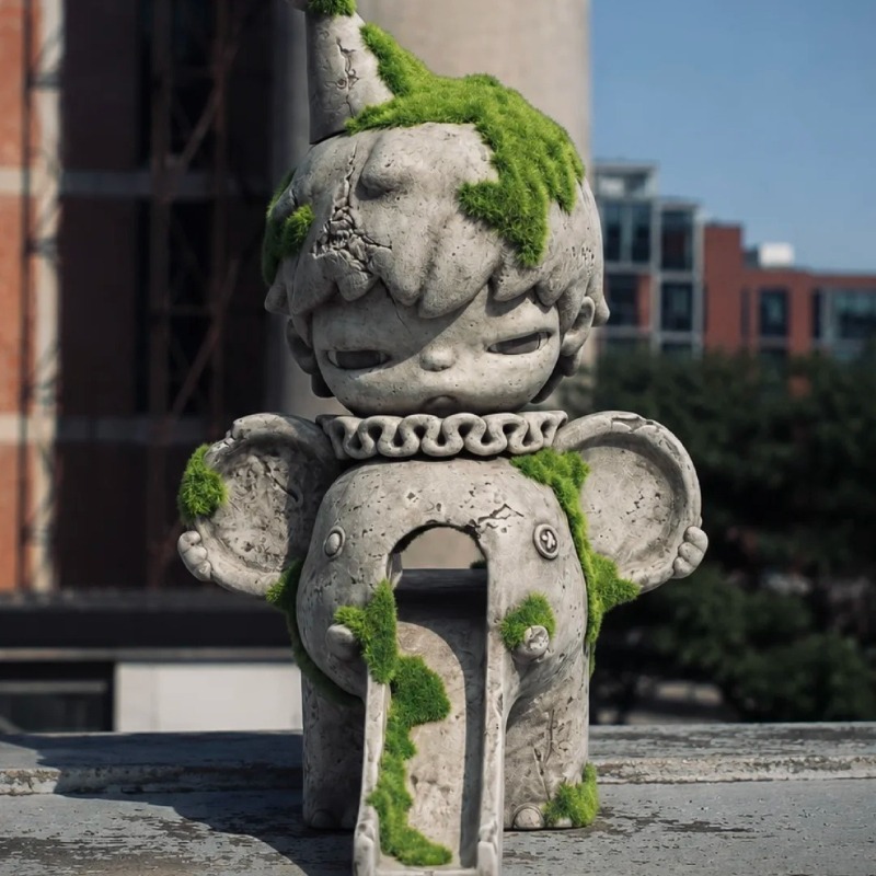 POP MART Hirono Elephant Slide - Resin Art Sculptures 评论和价格