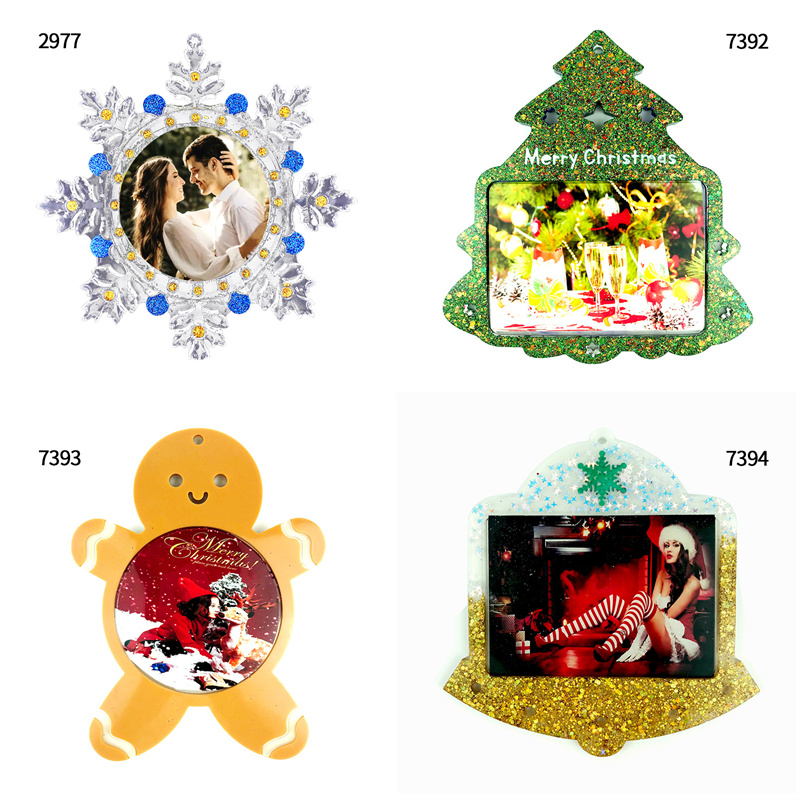 Christmas Photo Picture Frame  - Resin Art Jewellery 评论和价格