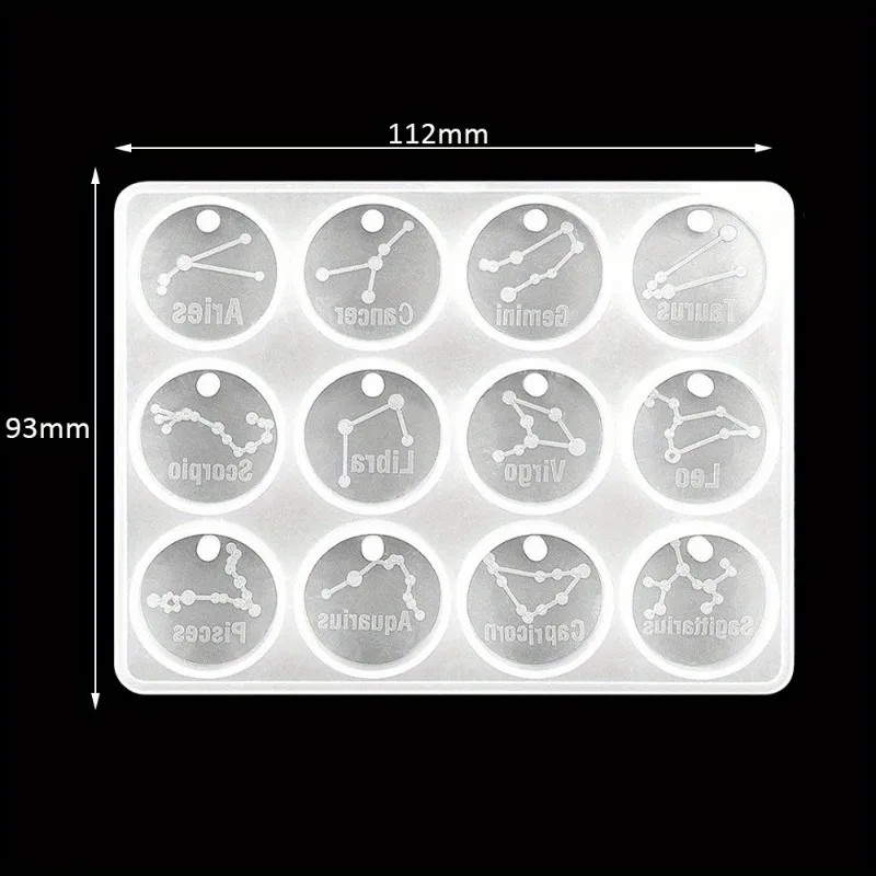 12 Zodiac Constellation Resin  - Resin Art Jewellery 评论和价格