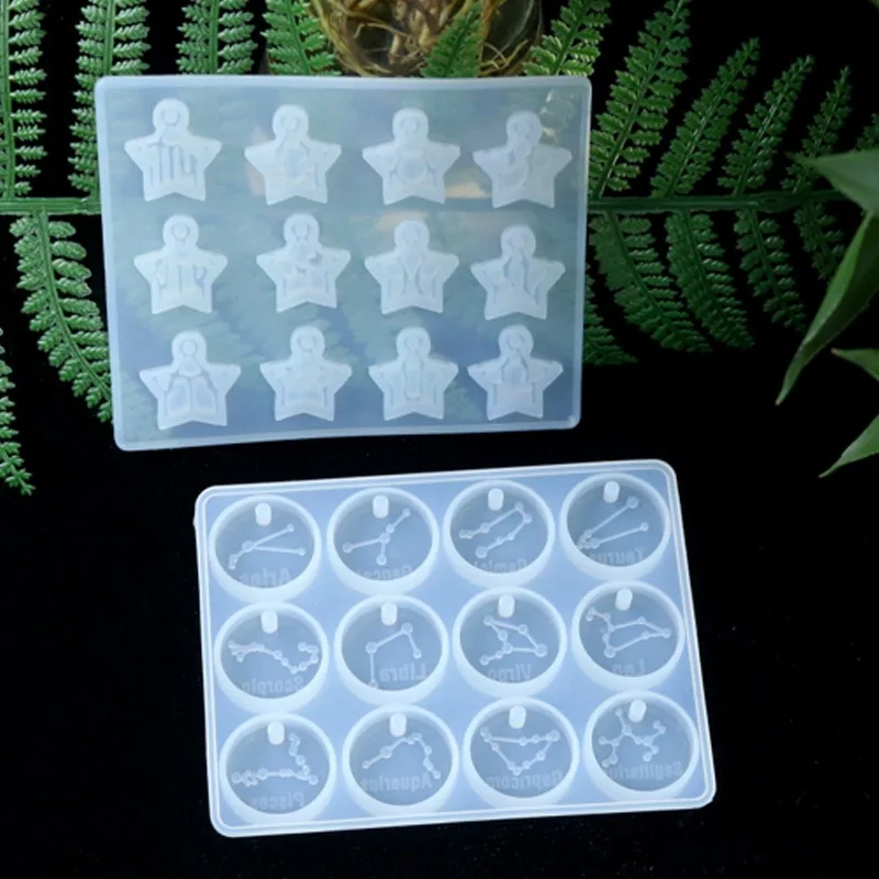 12 Zodiac Constellation Resin  - Resin Art Jewellery 评论和价格