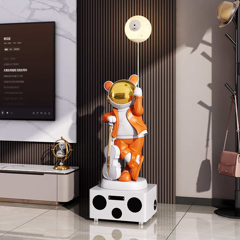 Home Decor 136CM Rabbit Astron - Resin Art Floor 评论和价格