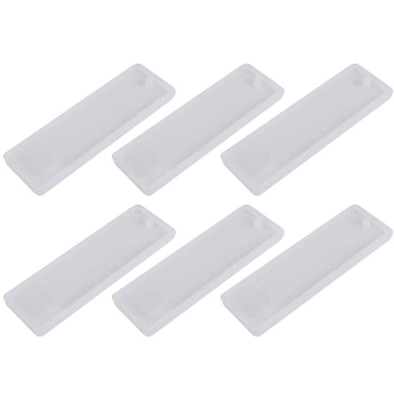The New 6 Pcs/set Rectangle Si - Resin Art Jewellery 评论和价格