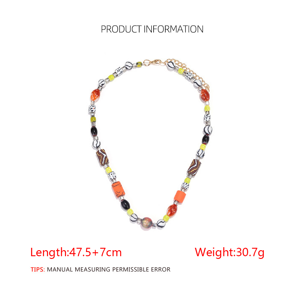 New Arrivals Multicolor Resin  - Resin Art Necklace 评论和价格