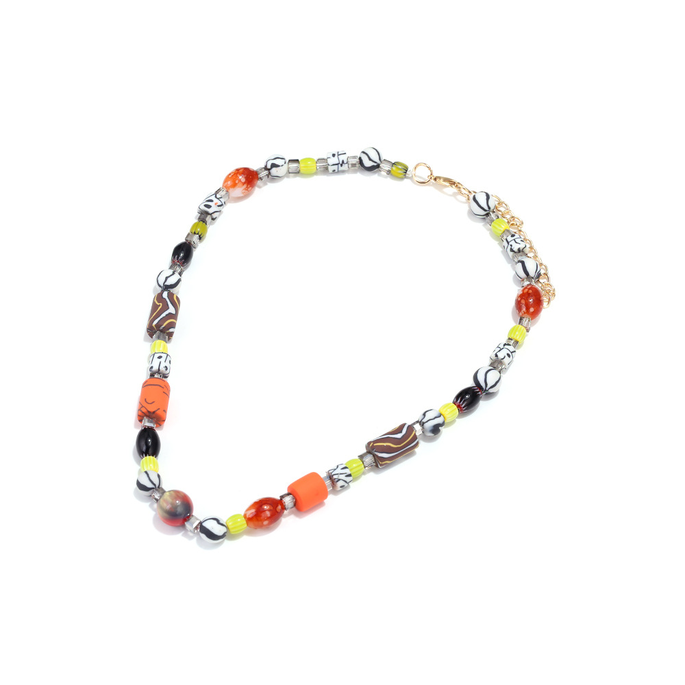 New Arrivals Multicolor Resin  - Resin Art Necklace 评论和价格