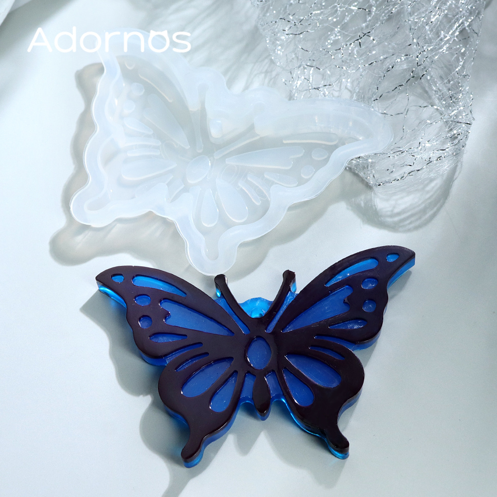 1Set Butterfly Keychain Epoxy  - Resin Art Jewellery 评论和价格