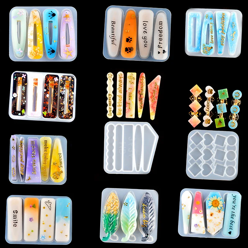 DIY Epoxy Resin Hair Clip Hair - Resin Art Jewellery 评论和价格