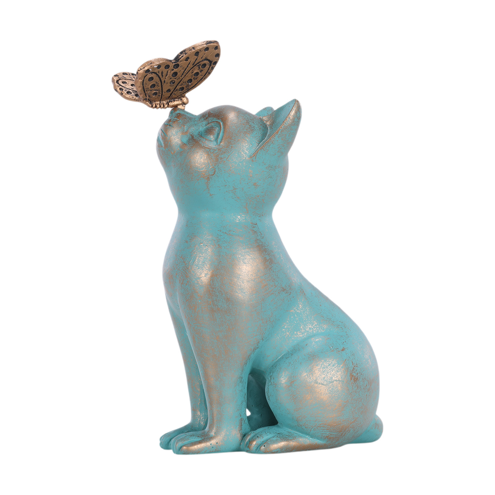 Resin Cat Sculpture Art Orname - Resin Art Sculptures 评论和价格
