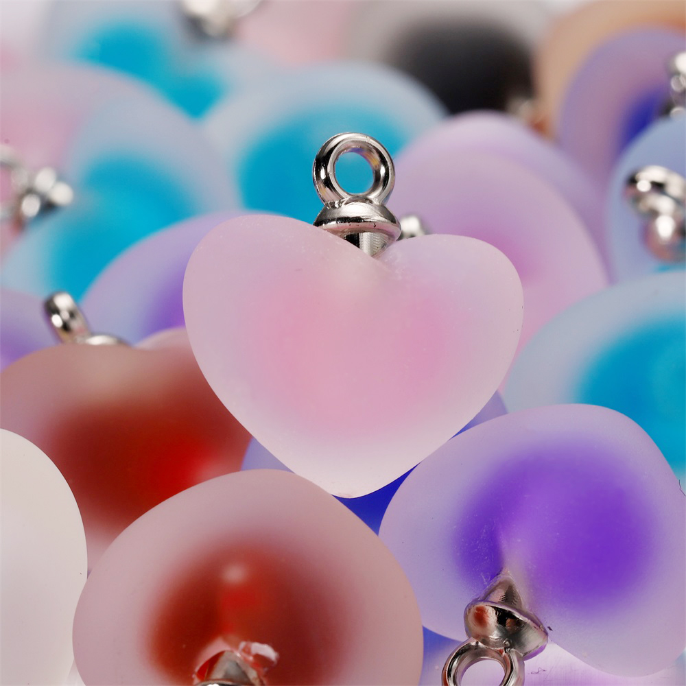 10pcs/lot Resin Frosted Multic - Resin Art Necklace 评论和价格