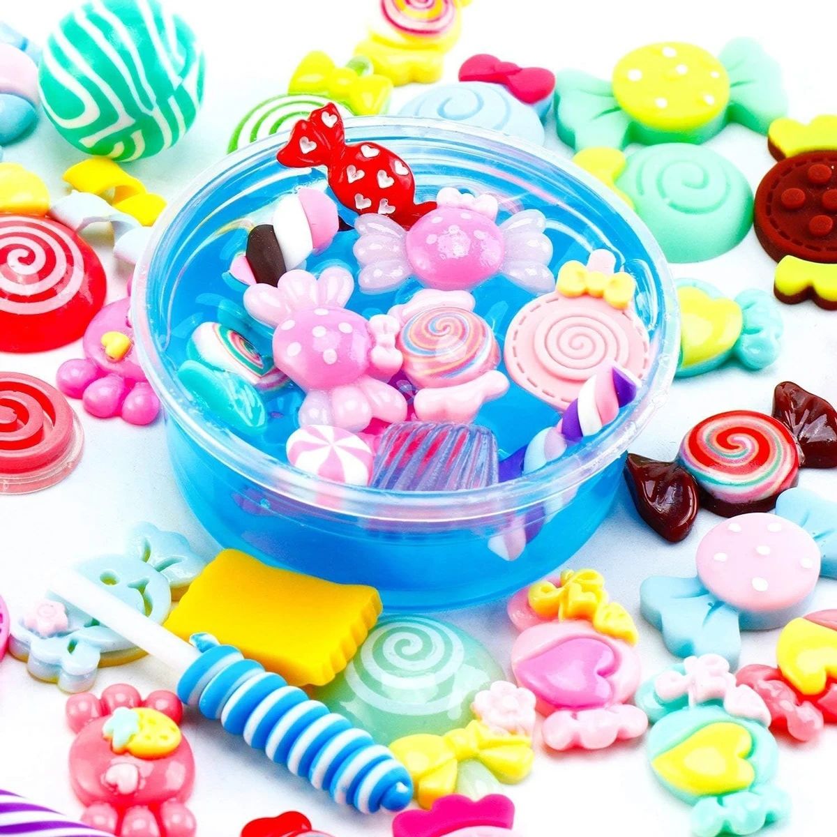 30pcs Random Candy Slime Charm - Resin Art Jewellery 评论和价格