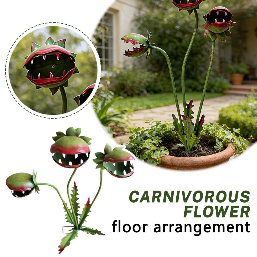 Carnivorous Flower Garden Stak - Resin Art Sculptures 评论和价格