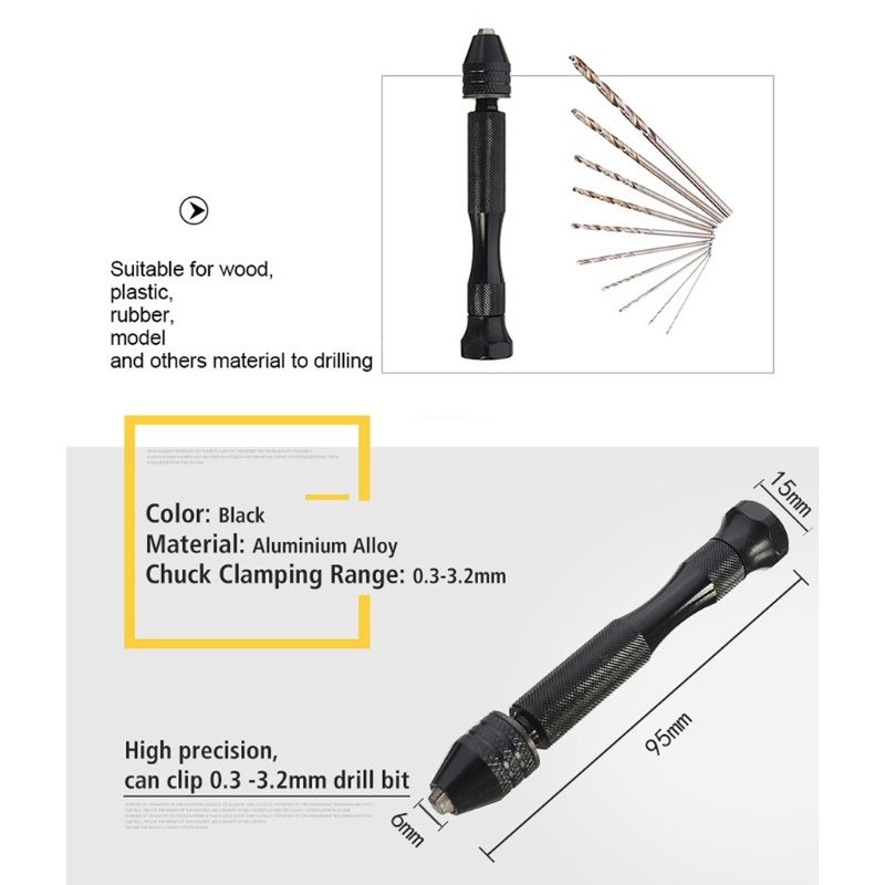 Micro Mini Hand Drill Bits Set - Resin Art Drill Machine 评论和价格