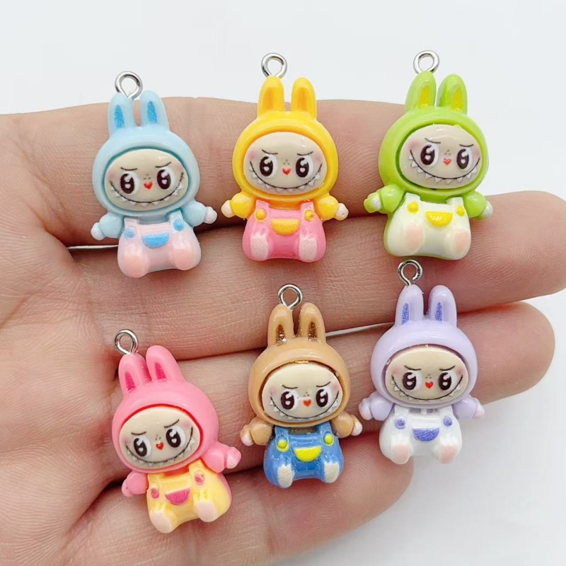 10Pcs Kawaii Rabbit Strawberry - Resin Art Calligraphy 评论和价格