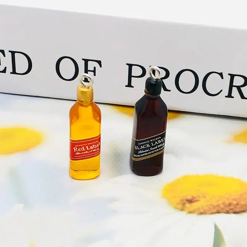 10Pcs Tiny Wine Bar Bottle Res - Resin Art Calligraphy 评论和价格