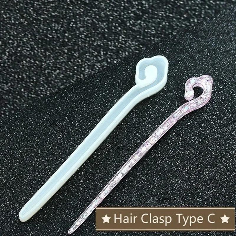 New Transparent Hairpin Silico - Resin Art Calligraphy 评论和价格