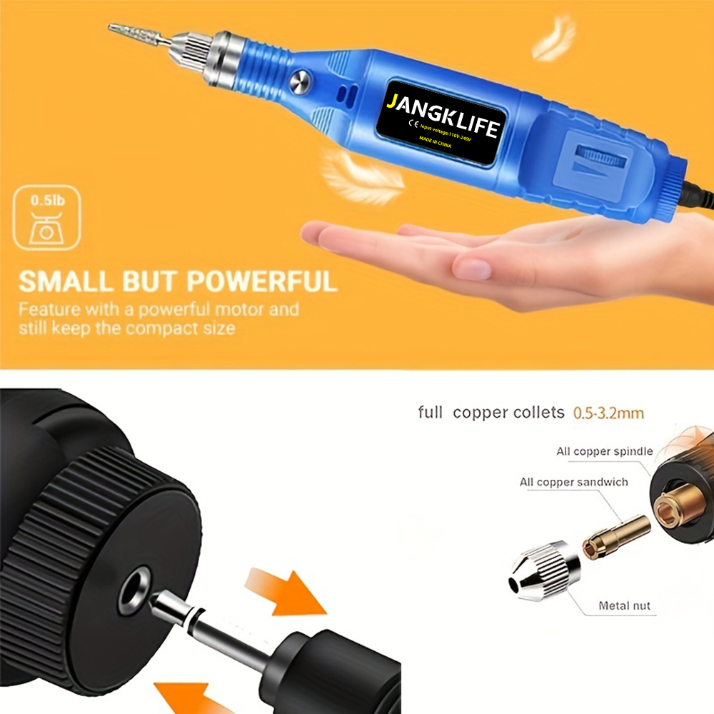 JANGKLIFE 9V Mini Drill Electr - Resin Art Drill Machine 评论和价格