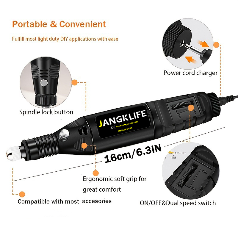 JANGKLIFE 9V Mini Drill Electr - Resin Art Drill Machine 评论和价格