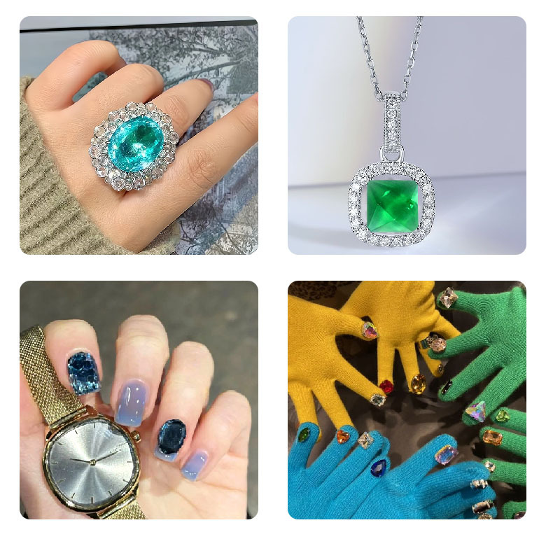 DIY Cube Ring Necklace Bracele - Resin Art Necklace 评论和价格
