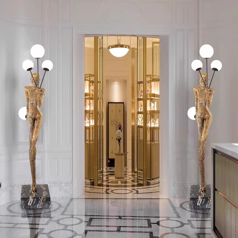 Living Room Floor Lamp Crafts  - Resin Art Floor 评论和价格