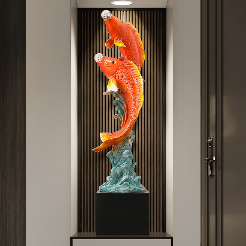 Five-Flavored Fish Sculpture,R - Resin Art Floor 评论和价格