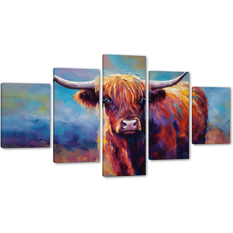 5 Highland Cow Images diamond  - Resin Art Images 评论和价格