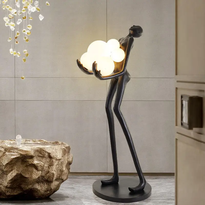 Humanoid Floor Lamp Lamp Moder - Resin Art Floor 评论和价格