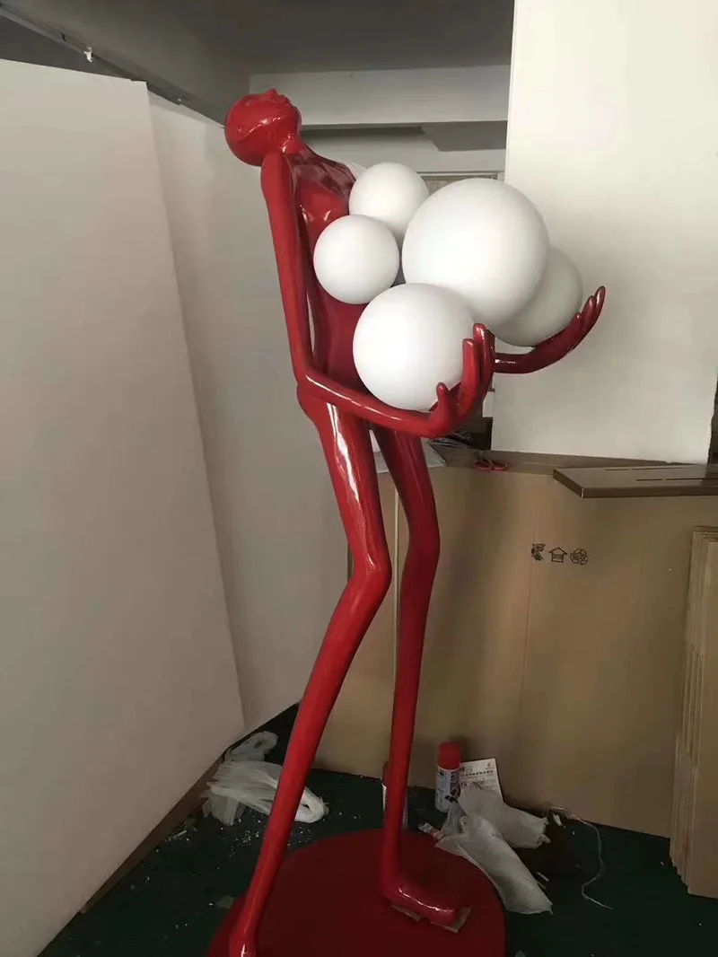 Humanoid Floor Lamp Lamp Moder - Resin Art Floor 评论和价格