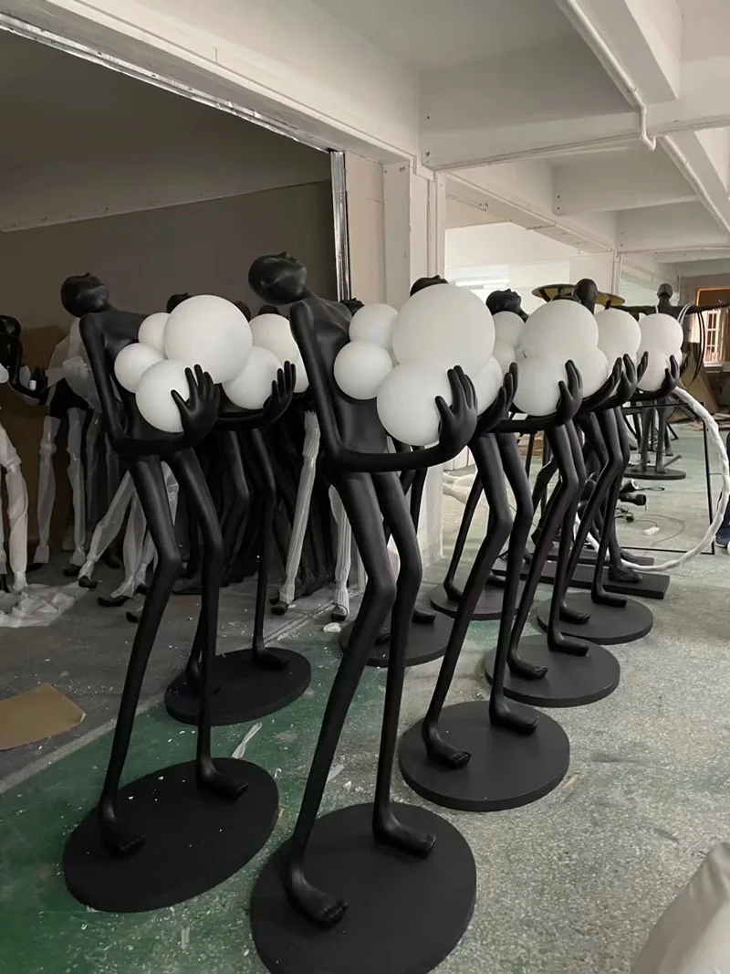 Humanoid Floor Lamp Lamp Moder - Resin Art Floor 评论和价格