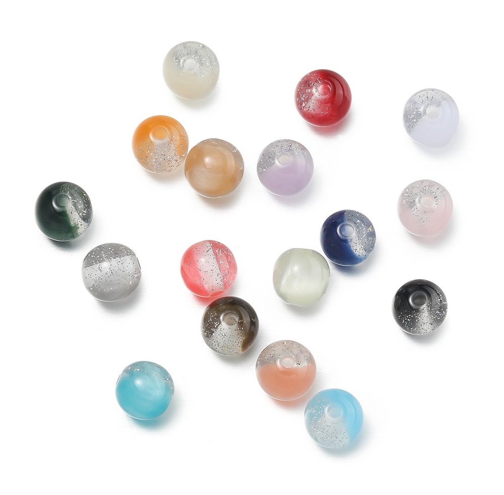 10Pcs/lot 8-12mm Resin Cat Eye - Resin Art Jewellery 评论和价格