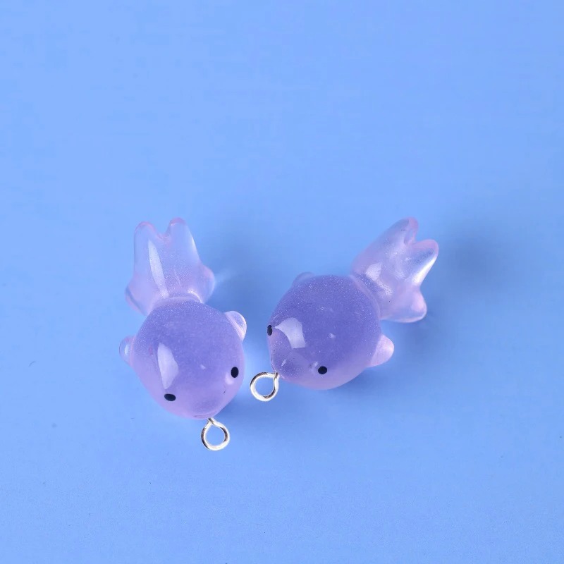 10 Pieces Colorful 3D Luminous - Resin Art Necklace 评论和价格