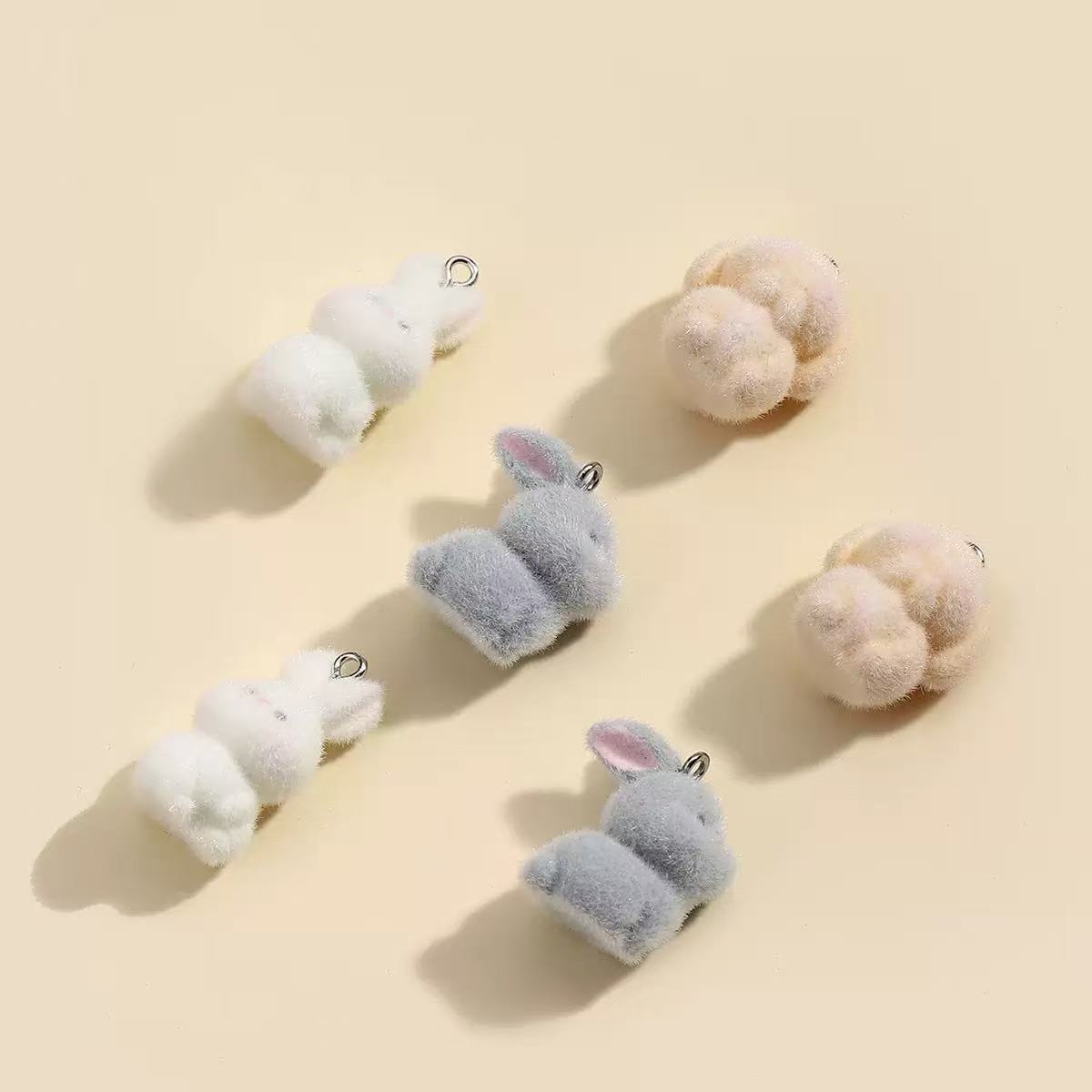 10pcs Flocking Little Rabbit R - Resin Art Calligraphy 评论和价格