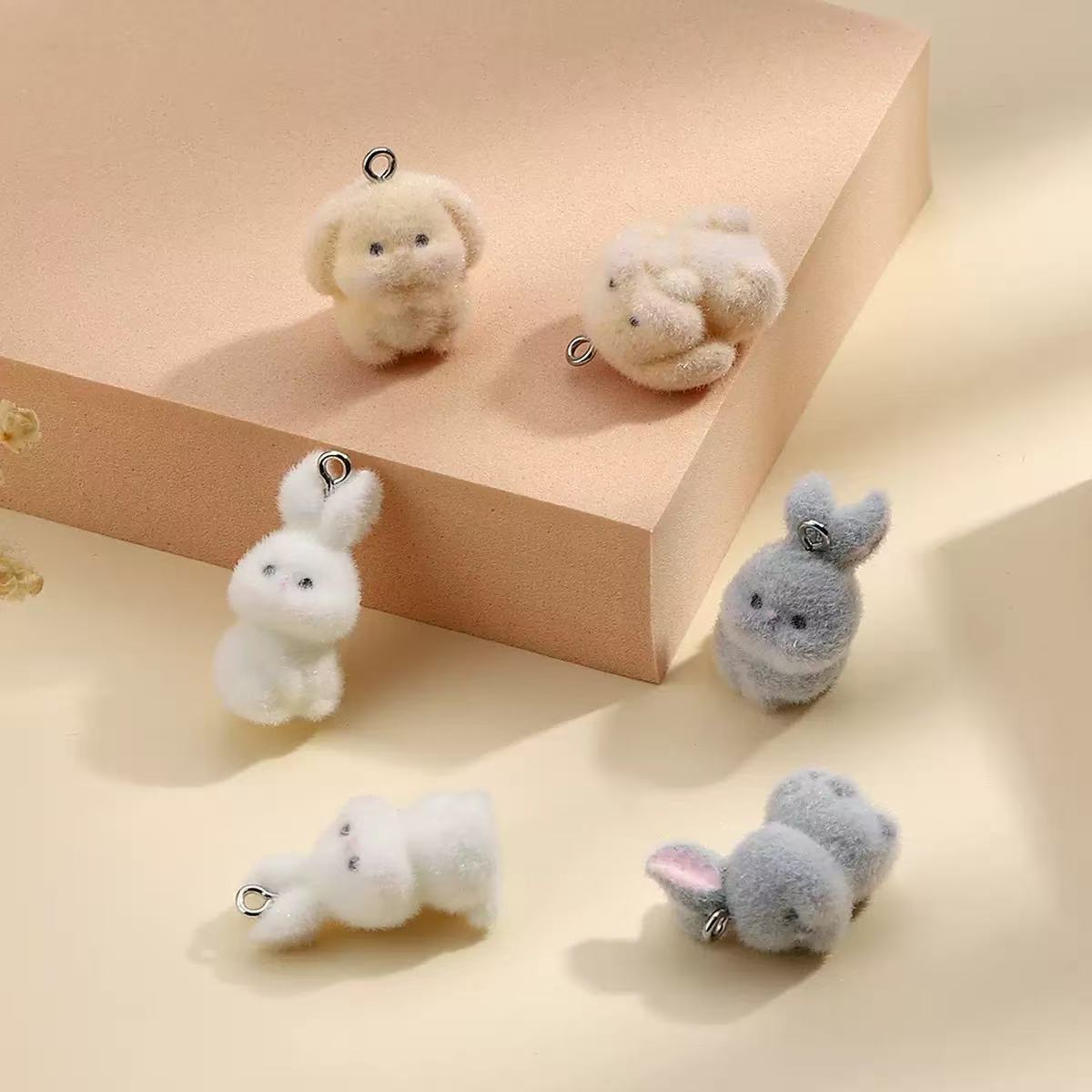 10pcs Flocking Little Rabbit R - Resin Art Calligraphy 评论和价格