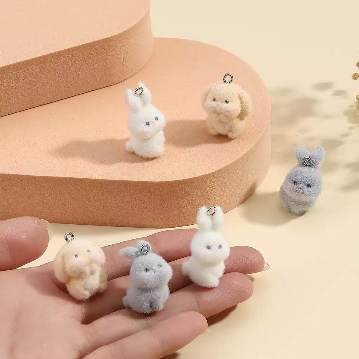 10pcs Flocking Little Rabbit R - Resin Art Calligraphy 评论和价格
