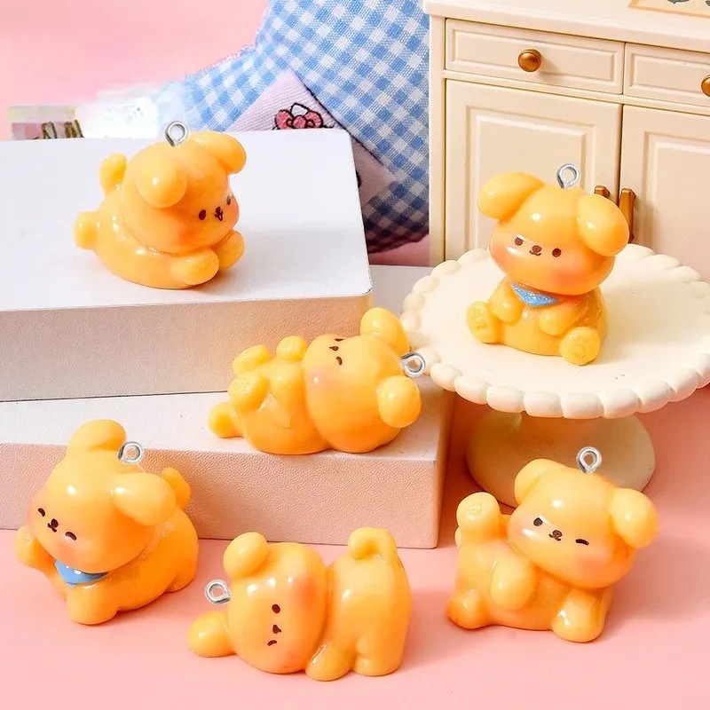 10Pcs Cute Cartoon Dog Acrylic - Resin Art Calligraphy 评论和价格