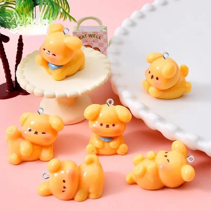 10Pcs Cute Cartoon Dog Acrylic - Resin Art Calligraphy 评论和价格