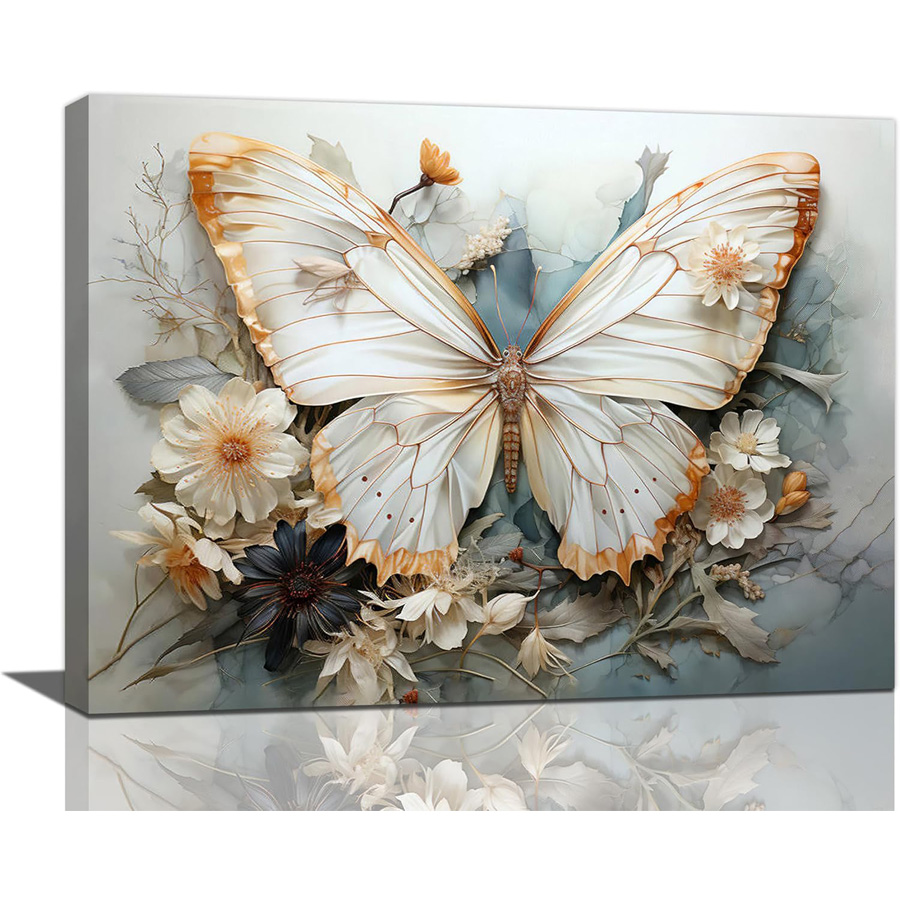 Butterfly Flower diamond paint - Resin Art Images 评论和价格