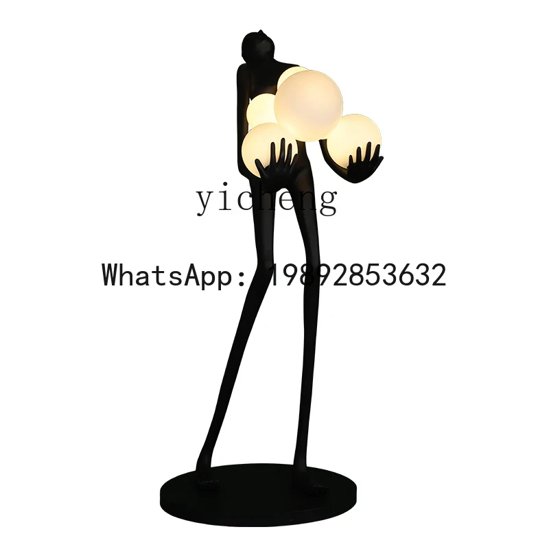 T4  humanoid art sculpture bal - Resin Art Floor 评论和价格
